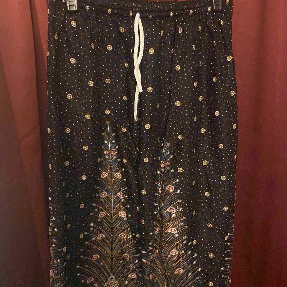 Feather Boho Pants